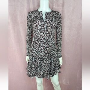 ALC Womens Red Silk Floral Paisley Mini Dress 0 Randi